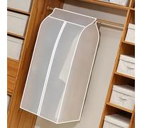 Multiple Size Clear Hanging Clothes Cover Waterproof PEVA Garment Storage Bag for Closet Protections Clear PEVA Dustproof Clothes Cover