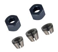 Multiple Size Compatible Router Collet Adapter Fit Various Engraving Tool and Bit for Flexible Woodworking Applications Accurate Positioning Collet Adapter