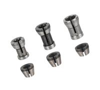 Multiple Size Compatible Router Collet Adapter Fit Various Engraving Tool and Bit for Flexible Woodworking Applications Accurate Positioning Collet Adapter