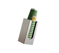 Multiple Size Cup Dispenser Acrylic Storage Holder Compact Design Access for Water Coolers Spaces Acrylic Cup Organizers