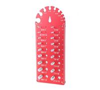 Multiple Size Nut & Bolts Thread Checker with Double, 18 Holes | Professional Thread Checker Plate with Standard & Metric Measurements, Multiple Size, Portable, Gauge Tool