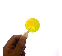 Multiple size OD4 band width 40nm center wave 590nm narrow band pass filter glass (Color : Yellow, Size : 25X25MM_1MM)