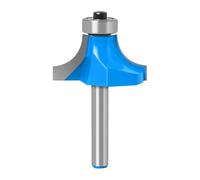 Multiple Size Rounding Over Router Bit 6.35mm Milling Cutter for Smooth and Accurate Wood Edges Finishing Slotting Carving Woodworking Tool