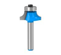 Multiple Size Rounding Over Router Bit 6.35mm Milling Cutter for Smooth and Accurate Wood Edges Finishing Slotting Carving Woodworking Tool