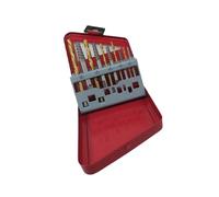 Multiple Size Steel Stripped Screw Extractor Drill Bits Set with Case for Mechanics and Projects Stripped Head Screw Extractor