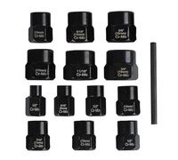 Multiple Sized 14Pcs/Set Nut Remover Socket Wrench Suitable for Mechanics and DIYer Enthusiasts Home & Auto Maintenance Stripped Screw Extractor
