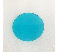Multiple Sizes Diameter 69mm Round Blue Filter Glass (Size : 40mm)