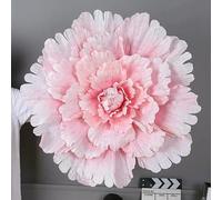 Multiple Sizes Wedding Flower Large Silk Artificial Flower Peony Head Giant Flowers For Diy Flower Background Wall Decoration-Light Pink-80cm