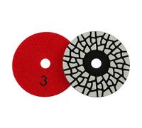Multiple Surfaces 80mm 100mm Dry Diamantin Polishing Pads For Marble Tile Concrete Heavy Duty Grinding Polishing Sintered Stone Dry Sanding Pads