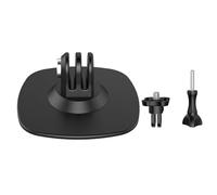 Multiple Surfaces Adhesive Camera Mount for Action Cameras Secure Attachment on Flat Slightly Curved Areas Adjustable 180 Degree Rotations Aluminum Construction