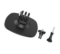 Multiple Surfaces Adhesive Camera Mount for Action Cameras Secure Attachment on Flat Slightly Curved Areas Adjustable 180 Degree Rotations Action Camera Adhesive Base