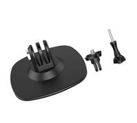 Multiple Surfaces Adhesive Camera Mount for Action Cameras Secure Attachment on Flat Slightly Curved Areas Adjustable 180 Degree Rotations Aluminum Construction