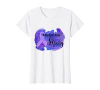 Multiple System Atrophy Awareness Value Graphic T-Shirt, Women, White, M
