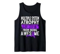 Multiple System Atrophy MSA Can't Stop me, MSA Awareness Tank Top