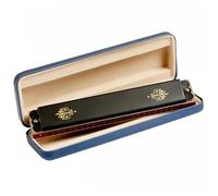 Multiple Tones Are Optional 24 Holes Tremolo Harmonica Harmonica For Adults Beginners Professionals(G SHAPE)