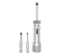 Multiple Torques Screwdriver Adjustable Setting High Visibilities Scale Solid Metal Shank for Electronics Maintenance Quick Changes Bit Torques Driver