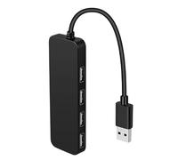 Multiple USB Splitter - 30 cm 4 Port Hub Expander, Fast Data Transfer Interface 2.0 3.0 Type C, Durable ABS Case | Peripheral Device Connection Unit
