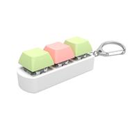 Multiple Use 3 Blue Switches Keyboards Tester Portable for Commute Fidgets Therapies and Fun Mechanical Keyboards Tester
