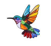 Multiple Use Convertible Hummingbird Brooch Pin Accessory for As Collar Fix or Ornamental Decors for Hat and Gift Multipurpose Decorative