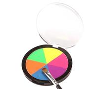 Multiple Uses: Achieve A Stunning Matte Finish On Both Face And Body With Our Face Paint. Offering A Range Of Rich Colors To Choose From, This Paint Comes With 2 Colors In A Plate For Easy Blending An