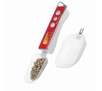 Multiple Weight Units Digital Spoon Scale 0.05g to 500g Detachable Electronic Measuring Spoon Scale with Tare Feature for Zero Reset (Red)