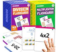 Multiplication and Division Flash Cards for Kids Ages 4-8 - Math FlashCards