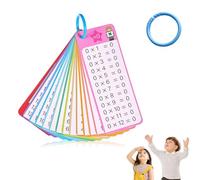 Multiplication Cards 0-13, Times Table Card, Multiplication Tables for Kids, Multiplication Chart with 2 Dry Markers Math Cards for 1st to 3rd Grade Multiplication Game