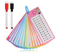 Multiplication Flash Cards 0-12 Times Tables Flash Cards for Kids Math Flash Cards with 2 Pens Educational Math Flashcards for 1st to 3rd Grade Multiplication Home Fun Math Games Game Classroom