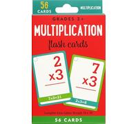 Multiplication Flash Cards (56 cards, Grades 3 and up)