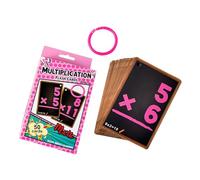 Multiplication Flash Cards, Math Card for - Multi-Math Flash Cards for Les - Flash Cards, 50 Total Math Cards for Kindergarten and Kids