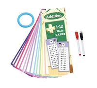 Multiplication Flash Cards - Multiplication Table, Math Ḿultiplication Learning Cards, Times Tables Resources For Children, Double-Sided Interactive Learning Game For Classroom, Home Schoo