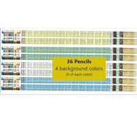 Multiplication Math Table Designer Pencil for Awards, Incentives and Motivation (36)