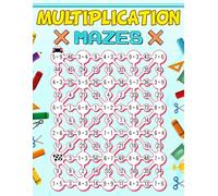 Multiplication Mazes: Multiplication Maze Puzzles For Kids And Adults | Memorize The Times Table The Fun Way!