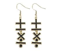 Multiplication Subtraction Dangle Earring Creative Math Earrings Statement Add Subtract Multiply Divide Earrings Mathematics Symbol Earrings For Math Enthusiasts Teachers, Zinc, No Gemstone