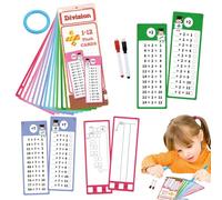 Multiplication Table Flash Cards, Flash Cards For, Double-Sided, 2 Dry Erase Toy For Teaching 1st To 3rd Grades