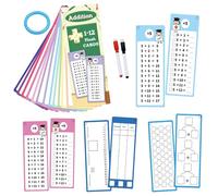 Multiplication Table Flash Cards, Flash Cards For, Double-Sided, 2 Dry Erase Toy For Teaching 1st To 3rd Grades
