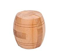 Multiplication Table Handmade Powder Barrel Wooden Puzzles For Adults A 3D Brain Teaser Puzzles For Adults With Hidden Passage Based On A Classic Mechanical Puzzle Large Magnets for (Beige, 4.5X3CM)