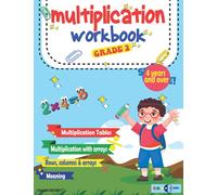 multiplication workbook grade 2: Interactive children's book 120+ basic multiplication worksheets with math table for children 4-7 years old,math activities