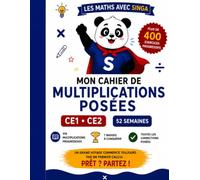 Multiplications Posées CE1 CE2 • Toutes les corrections posées • 7 badges à conquérir | Les Maths avec Singa: Cahier d'exercices de calcul posé : 52 ... rappels de cours et corrections posées