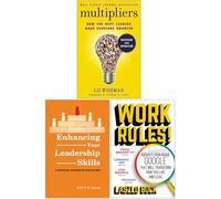 Multipliers, Enhancing Your Leadership Skills, Work Rules! 3 Books Collection Set