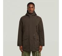 Multipocket Padded Parka - Brown - Men XXL