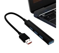 Multiport Adapter | Splitter USB to Ports - 4-Port USB Splitter, USB Data Splitter for Mobile Phone, Computer, Flash Drive, Mobile HDD, Laptop, TV, Keyboard