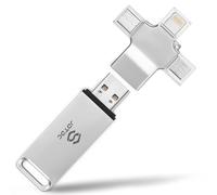 Multiport-Photo-Stick 256GB Automatic Photo & Video Backup for iPhone iPad, Android, PC, Mac | Backup USB Flash Drive with Smart Duplicate Detection | Easy Photo Backup & Transfer Device Memory-Stick