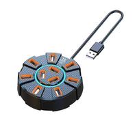 Multiport USB Hub - Computer USB Port, Fast Data Hub, USB 3.0 Hub - USB Hub - Devices for PC, Laptop, USB Charging Center for Home Office, Home Office