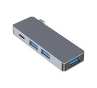 MultiPort USB3.0 Hubs Super Speed Adapters Plugs and Play for Computer Keyboards External Hard Drive Multiple Device USB Hubs