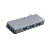 MultiPort USB3.0 Hubs Super Speed Adapters Plugs and Play for Computer Keyboards External Hard Drive USB Adapters