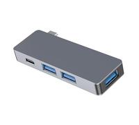MultiPort USB3.0 Hubs Super Speed Adapters Plugs and Play for Computer Keyboards External Hard Drive USB Adapters