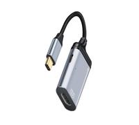 Multiports Type C Hubs Type C to VGA Adapter Supporting 8K DisplayPort 4K HDTV Video Output For Professional Use