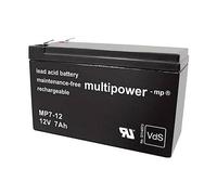 Multipower 142239 Mp7-12 Agm Battery Vrla 12V 7Ah Maintenance-Free...