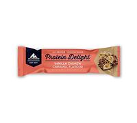 Multipower Protein Delight Bars - Vanilla Cashew Caramel, 18 x 35g - 30% Protein, Only 1.5g Sugar - Low-Calorie Protein Snack with Cashews, Soft Caramel Core & Milk Chocolate Coating